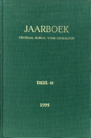  - Jaarboek van het Centraal Bureau voor Genealogie en het Iconographisch Bureau, deel 49