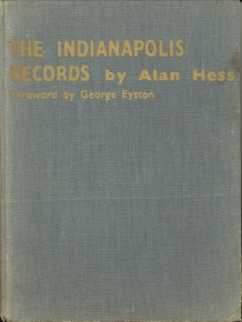 HESS, ALAN - The Indianapolis records