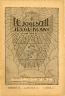 HOND, RABBIJN DR. M. DE (HOOFDREDACTEUR) - De Joodsche jeugd-krant Betsalel No. 35 tot en met 52