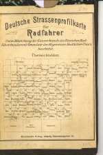  - Deutsche Strassenprofilkarte fr Radfahrer unter Mitwirkung der Gauverbnde des Deutschen Radfahrerbundes und Consulate der allgemeinen Radfahrer-Union bearbeitet, 23 Hannover