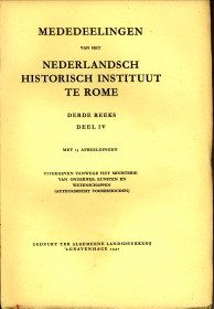 N/A - Mededeelingen van het Nederlandsch Historisch Instituut te Rome, Derde reeks, deel IV