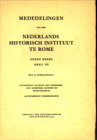 N/A - Mededelingen van het Nederlandsch Historisch Instituut te Rome. Derde Reeks, deel VII