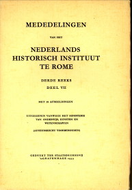 N/A - Mededelingen van het Nederlandsch Historisch Instituut te Rome. Derde Reeks, deel VII