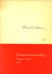  - Zomertentoonstelling Haagse School 1971. Collectie Pieter A. Scheen N.V. Catalogus XXI