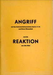 GRABOWSKI, WAADYSLAW - Angriff auf das Dokumentationszentrum des B.J.V.N. und Simon Wiesenthal und die Reaktion aus aller Welt