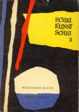  - SchriKunstSchri. Ein Almanach fr alter und neuer Kunst. Fnfter Band