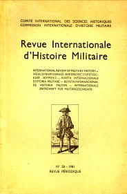 COMIT INTERNATIONAL DES SCIENCES HISTORIQUES / COMMISSION INTERNATIONALE D'HISTOIRE MILITAIRE - Revue Internationale d'histoire militaire No 50 - 1981Edition Turque