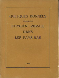 JOSEPHUS JITTA, DR. N.M.ET AL - Quelques donnes conernamt l' hygine rurale dans les Pays-Bas