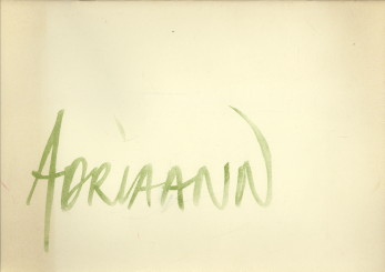 HORSTMANN, GERRIT G (INLEIDING-INTRODUCTION) - Adriaan Nieuwenhuis