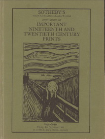  - Important Nineteenth and Twentieth Century Prints