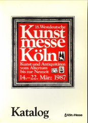  - 18. Westdeutsche Kunstmesse Kln. Kunst und Antiquitten vom Altertum bis zur Neuzeit 1987 - Katalog.