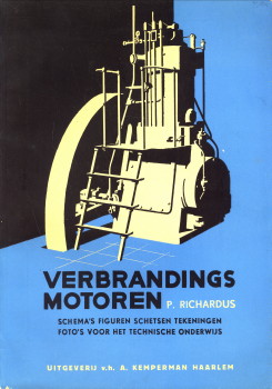 RICHARDUS, P - Verbrandingsmotoren. Schema's, figuren, tekeningen, foto's voor het technisch onderwijs