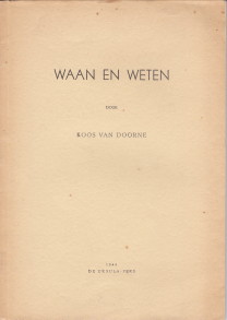DOORNE, KEES VAN - Waan en weten