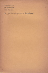 LEENDERTZ JR. DR. P - Hooft landeigenaar in Friesland
