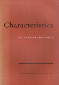 BEYER, G. / FRIJDA, N.H./ HOFSTEDE, B.P. / WENTHOLT, R - Characteristics of overseas migrants