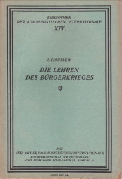 GUSSEW, S.I - Die Lehren des Brgerkrieges