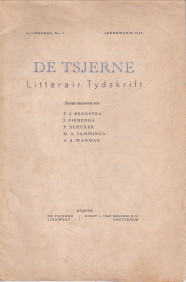 REDAKSJE DE TSJERNE - De Tsjerne litterair tydskrift 1e jiergong no. 1 Jannewaris 1946
