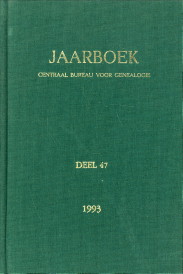  - Jaarboek van het Centraal Bureau voor Genealogie en het Iconographisch Bureau, deel 47
