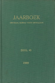  - Jaarboek van het Centraal Bureau voor Genealogie en het Iconographisch Bureau, deel 43