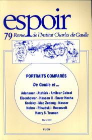  - Espoir Revue de l'Institut Charles de Gaulle n 79