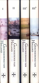 NIJS, THIMO DE / BEUKERS, EELCO - Geschiedenis van Holland. Vier delen. Deel I tot 1572; deel II 1572 tot 1795; deell III a 1795 tot 2000; Deel III b 1795 tot 2000 , Drie delen in vier banden compleet