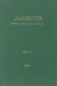  - Jaarboek van het Centraal Bureau voor Genealogie en het Iconographisch Bureau, deel 44