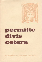 VRIES, DRS. THOM. J. DE - Permitte divis cetera, zijnde een critisch tractaat.... )