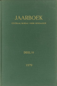  - Jaarboek van het Centraal Bureau voor Genealogie en het Iconographisch Bureau, deel 33