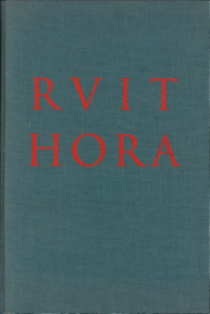 KRIKKE, MR. A - Rvit Hora. De tijd vervliegt. Bibliografie van de Bibliotheca Grotiana uit de verzameling van Kornelis Pieter Jongbloed [1913-1994]