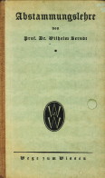 BERNDT, DR. WILHELM - Abstammungslehre