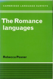 POSNER, REBECCA - The Romance languages