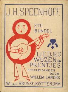 SPEENHOFF, J.H - Liedjes, wijzen en prentjes. Achtste bundel nieuwe reeks