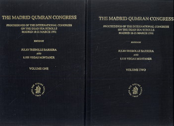 TREBOLLE BARRERA, JULIO / VEGAS MONTANER, LUIS (EDITED BY) - The Madrid Qumran Congress. proceedings of the international congress on the Dead Sea Scrolls, Madrid 18-21 March 1991 Volume one and two (complete)