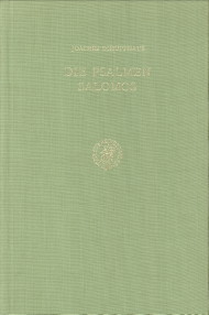 SCHPPHAUS, JOACHIM - Die Psalem Salomos. Ein Zeugnis Jerusalemer Theologie und Frmmigkeit in der Mitte des vorchristlichen Jahrhunderts