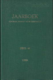  - Jaarboek van het Centraal Bureau voor Genealogie en het Iconographisch Bureau, deel 42