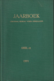  - Jaarboek van het Centraal Bureau voor Genealogie en het Iconografisch Bureau, deel 45