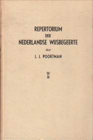 POORTMAN, J.J - Repertorium der wijsbegeerte + Supplement I (2 delen tezamen)