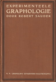 SAUDEK, ROBERT - Experimenteele graphologie
