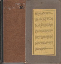 MONTANE, EUGENIO - Poesie / Poems translated by George Kay