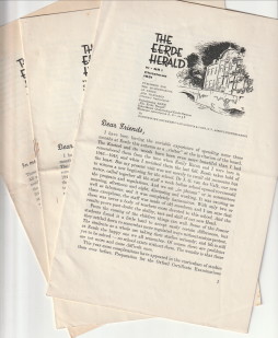  - The Eerde Herald. Published for the Quakerschool at Eerde and the Eerde association. 6 Different copies