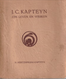 HERTZSPRUNG-KAPTEYN, H - J.C. Kapteyn zijn leven en werken
