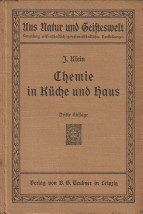 KLEIN, J - Chemie in Kche und Haus