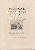 OUTHIER, M - Journal d'un voyage au Nord en 1736 & 1737