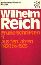 REICH, WILHELM - Frhe Schriften 1. Aus den Jahren 1920 bis 1925