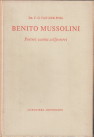 POLL, DR. F.G. VAN DER - Benito Mussolini. Portret contra zelfportret